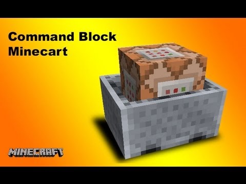 Command Block Minecarts. How to summon, give and use! Minecraft 1.7 ...