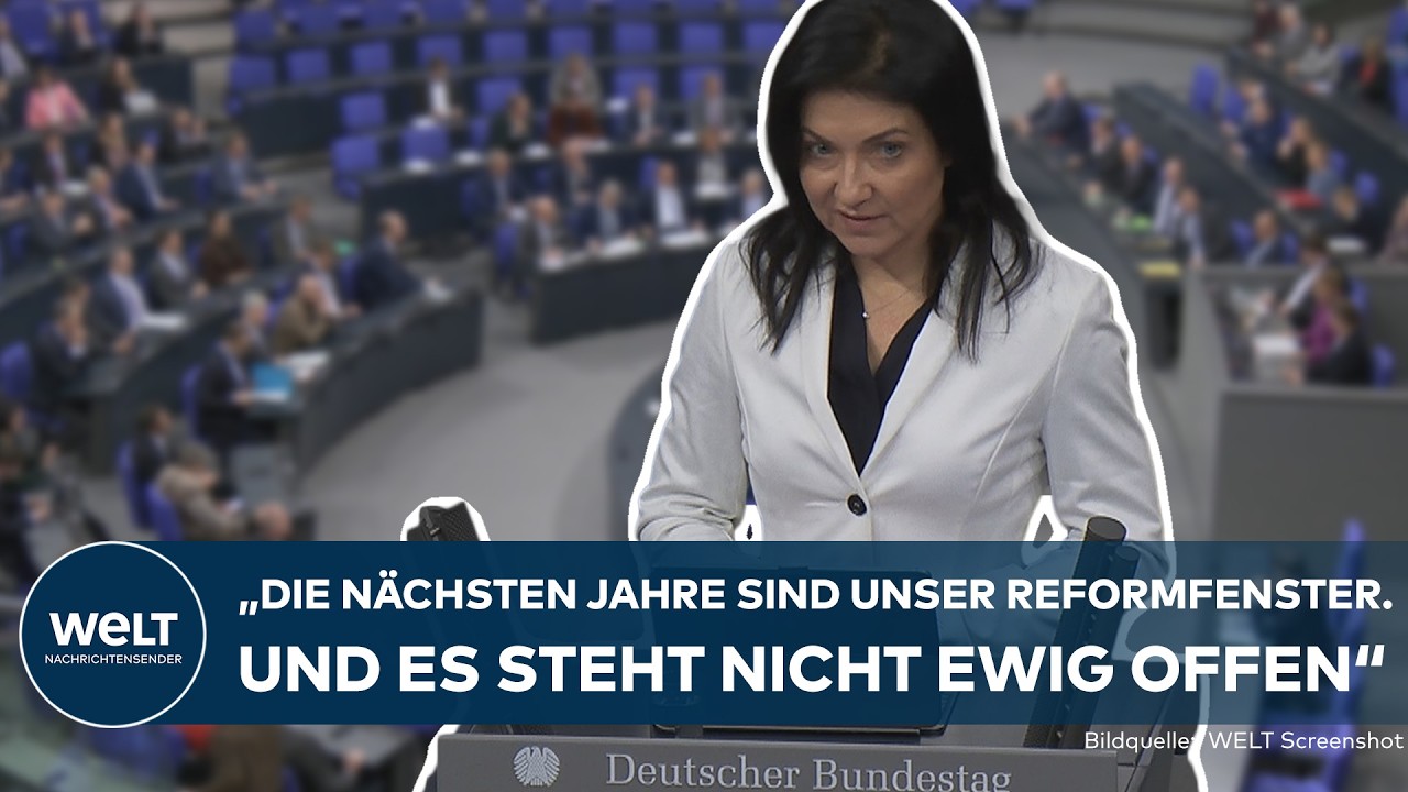 REGIERUNGSERKLÄRUNG KATHERINA REICHE: Aufschwung nach Rezession! Wirtschaftsministerin optimistisch