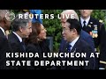 LIVE: US Vice President Harris and Secretary of State Blinken host a luncheon for Japanese prime …