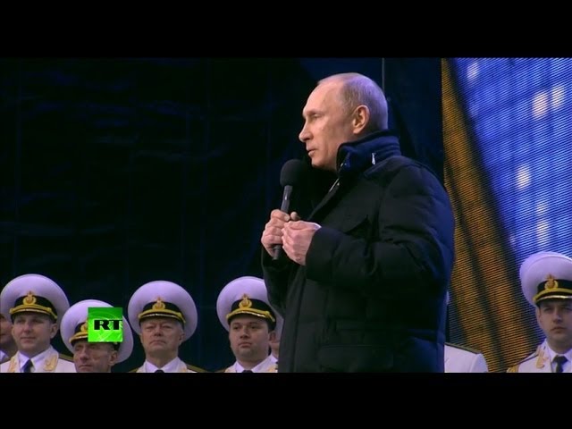 Владимир Путин: После длительного плавания Крым и Севастополь возвращаются в родную гавань, в Россию