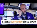 Wall Street suffers worst day since 2020