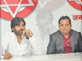 Pawan Kalyan and Party Chief Political Strategist Dev Interact with Activists.