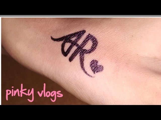 Beautiful Trendy Mehndi Tattoo Alphabet S Pinky Vlogs By Pinky Vlogs