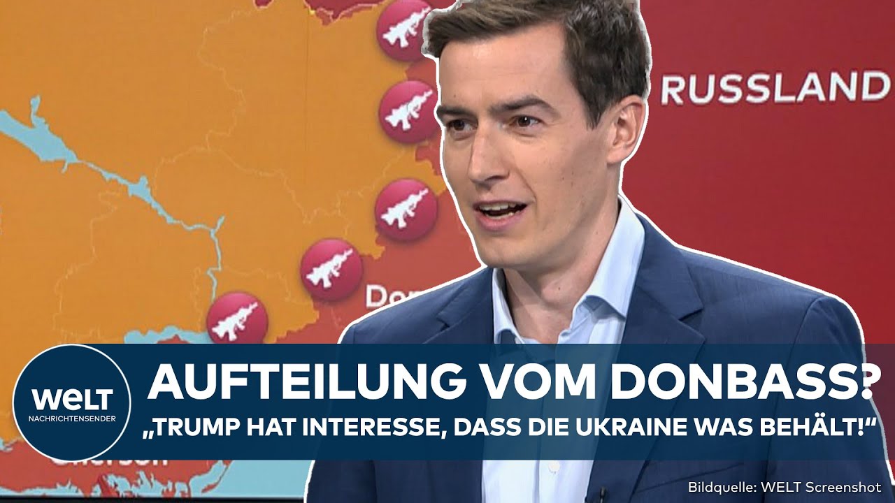 UKRAINE-KRIEG: Trumps Plan? Darum haben die USA ein Interesse an der Aufteilung vom Donbass