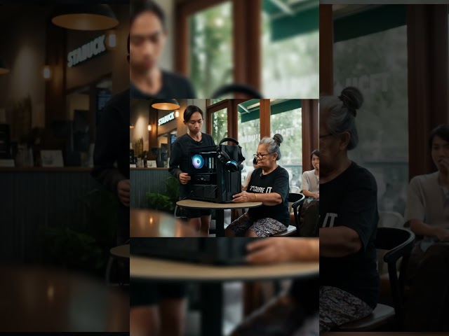 ยายลองแบกคอมไป Starbuck แล้ว แรงกว่าแบกโน้ตบุ๊กจริงๆ ด้วย
