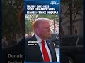 Trump Says Hes Very Unhappy With Israeli Strike In Qatar  - 00:49 min - News - Video