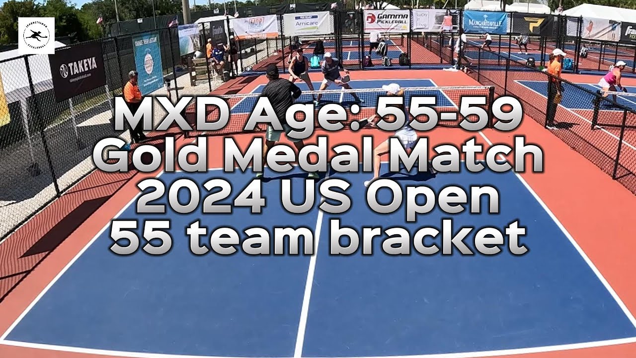 Gold Medal Match; MXD Age: 55-59 Pickleball - US OPEN 2024