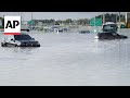 Storm dumps heaviest rain ever recorded in UAE, flooding Dubais airport, roads