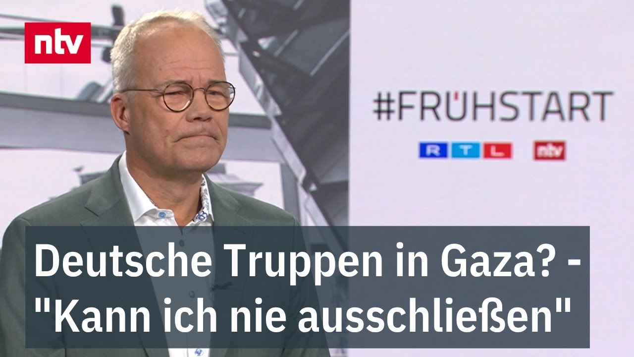 Deutsche Truppen in Gaza? - Miersch: "Kann ich nie ausschließen"