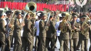 Северная Корея. Пхеньян. Военный парад (15-10-2015).