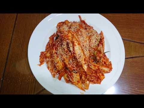 ☆배추 겉절이 요리ㅡ 칼국수, 설렁탕 전문점에서 먹을 수 있는 맛있는 겉절이! ☆