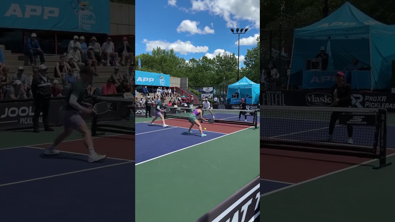 This is perfect execution in pro-Pickleball! #pickleball #shorts