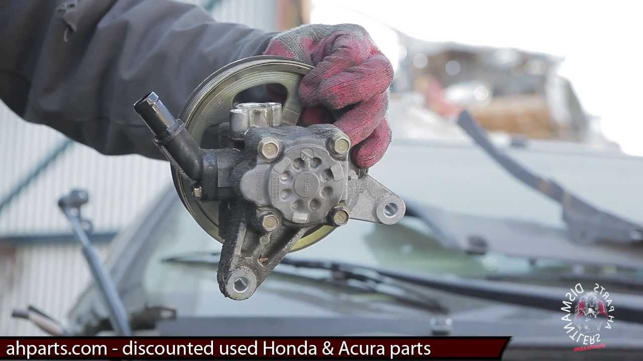 How to replace power steering pump honda accord #6