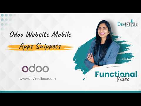 Odoo Website Mobile Apps Snippets | Showcase Your Mobile App on Odoo Website	 