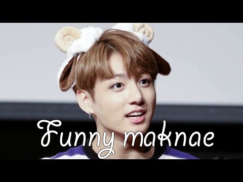 Jungkook making his hyungs laugh