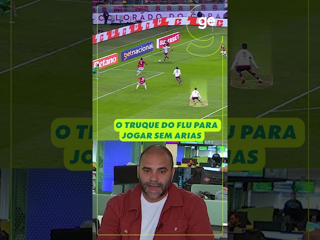 O TRUQUE DO FLUMINENSE PRA JOGAR SEM ÁRIAS | #shorts | ge.globo