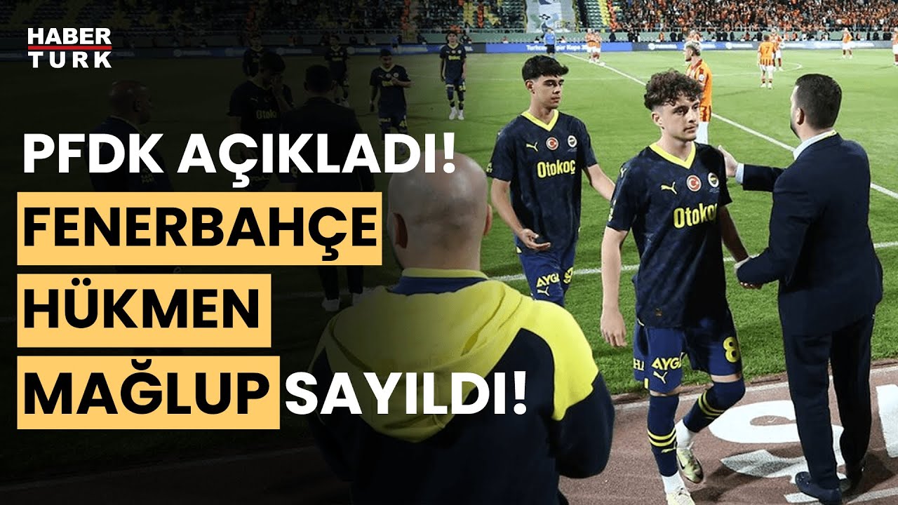SON DAKİKA! PFDK'dan Fenerbahçe'ye Süper Kupa cezası! Mehmet Ayan aktardı