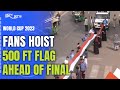 Cricket Enthusiasts Hoist 500ft Flag In Ahmedabad Ahead Of Ind Vs Aus World Cup Final Clash