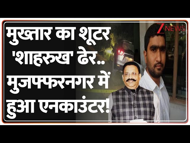 Deshhit: मुख्तार का शूटर 'शाहरुख' ढेर..मुजफ्फरनगर में हुआ एनकाउंटर!  | Crime |