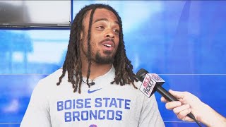 Boise State safety Zion Washington speaks on 2025 fall camp preps