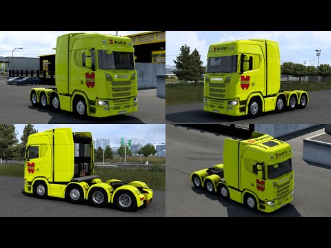 SKIN SCANIA S 2016 WÜRTH 2.0 1.40 1.46