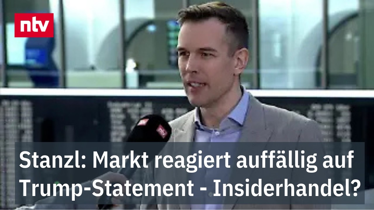 Kurz vor Trumps Iran-Statement: Markt reagiert auffällig - Verdacht des Insiderhandels | ntv