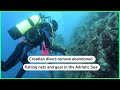 Croatian divers remove ghost gear trapping fish | REUTERS - 00:48 min - News - Video