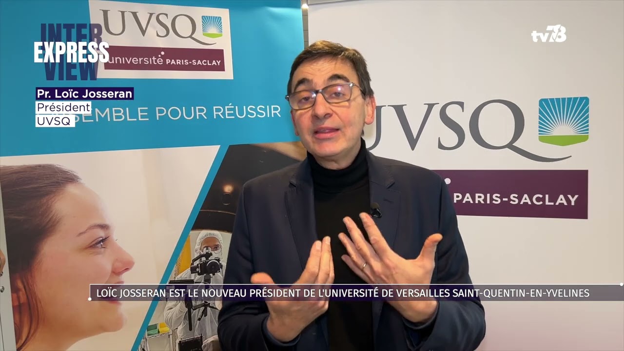 Loïc Josseran, nouveau président de l’Université Versailles Saint-Quentin-en-Yvelines