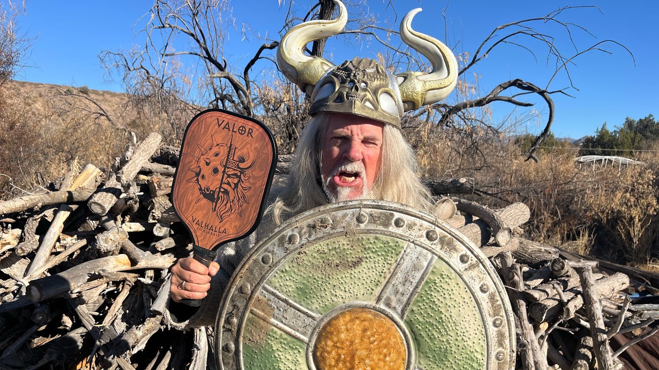 Artistic Creativity in a Sea of Ordinary Pickleball Paddles…Introducing Valhalla PB!