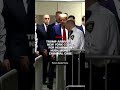 Trump arrives at New York court for hearing in hush money criminal case(CNN) - 00:27 min - News - Video
