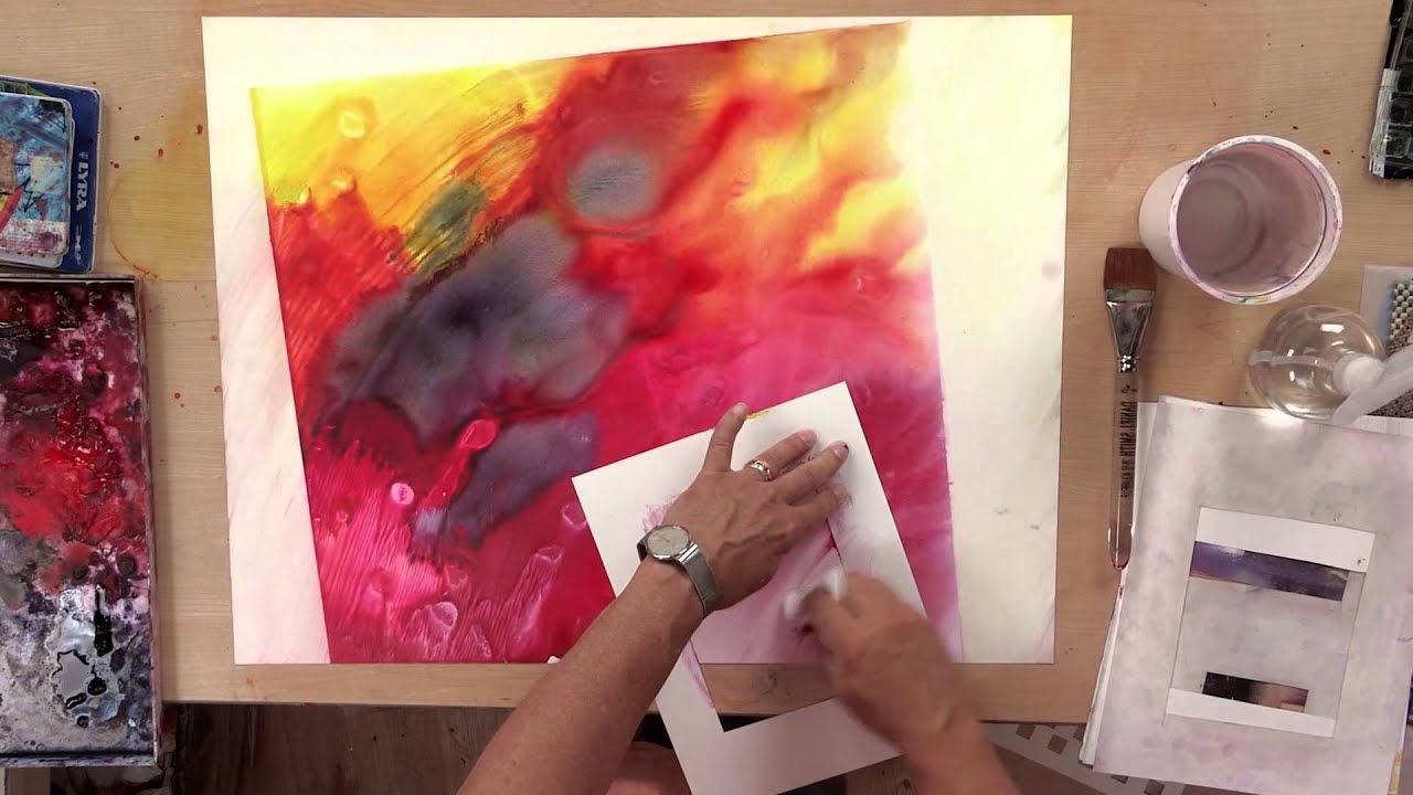 Abstract Painting: Watermedia on YUPO with Mark Mehaffey - YouTube