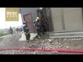 Firefighters save woman trapped in burning factory