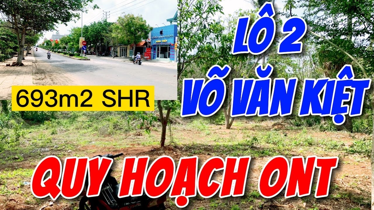 Bán gấp lô đất nông nghiệp cho chuyển đổi đất ONT- Lô 2 Võ Văn Kiệt -Tam Thanh Phú Quý 693m2 giá rẻ video