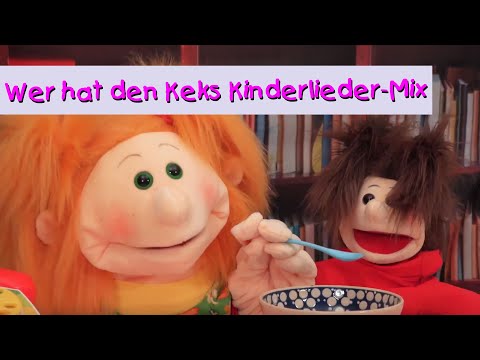 Wer hat den Keks Kinderlieder-Mix || Kinderlieder mit Puppen