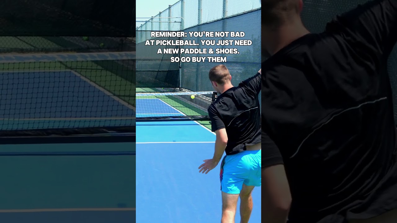 Reminder: You're Not Bad at Pickleball #pickleball