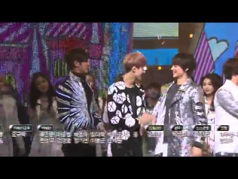 Yunho Sehun Minho MBC GAYO DAEJUN 2012 ending