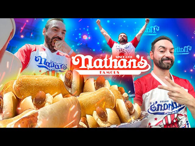 NATHAN'S HOTDOG 2025!! O maior campeonato de comida do MUNDO!
