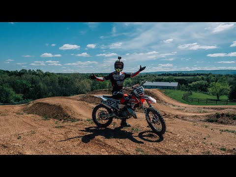 Amazing private motocross track! - Riding Daniel's house on a 2020 KTM125
