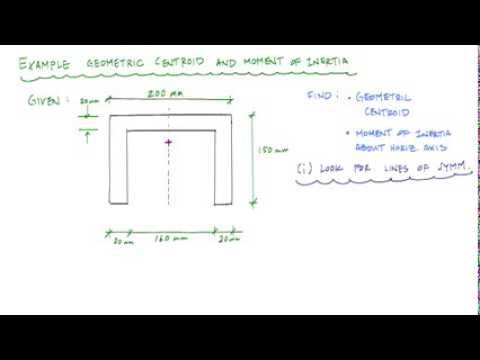 Geometric properties of a channel section (part 1/2: centroid ...