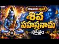సోమవారం స్పెషల్ | శివ సహస్రనామ స్తోత్రం | Non Stop Shiva Devotional Songs