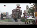 Demolition of a building tilted by Taiwans earthquake starts in Hualien  - 01:21 min - News - Video