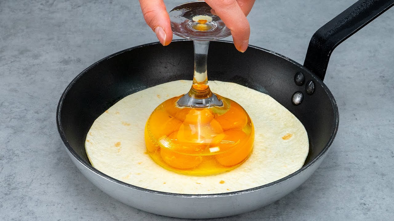 Po objevení tohoto triku se sklenicí na omeletu zapomenete.