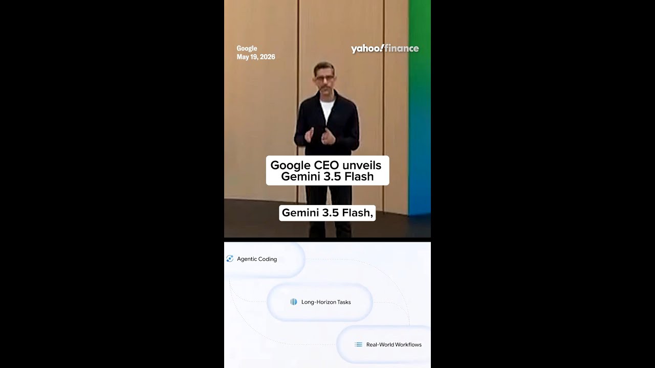 Google CEO unveils Gemini 3.5 Flash
