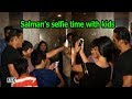 Salman Khan's selfie time with kids: Race 3 party