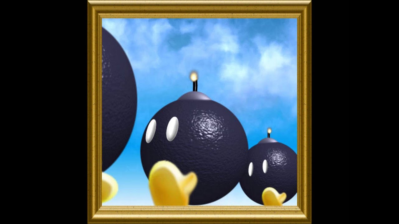 Anywhere I could get this painting of bomb omb battlefield r Mario