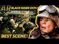 Whistling BULLETS in BLACK HAWK DOWN (2001)  ACTION SCENES COMPILATION