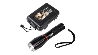 Pratinjau video produk TaffLED Paket Senter LED Torch Cree XM-L T6 - E17 COB