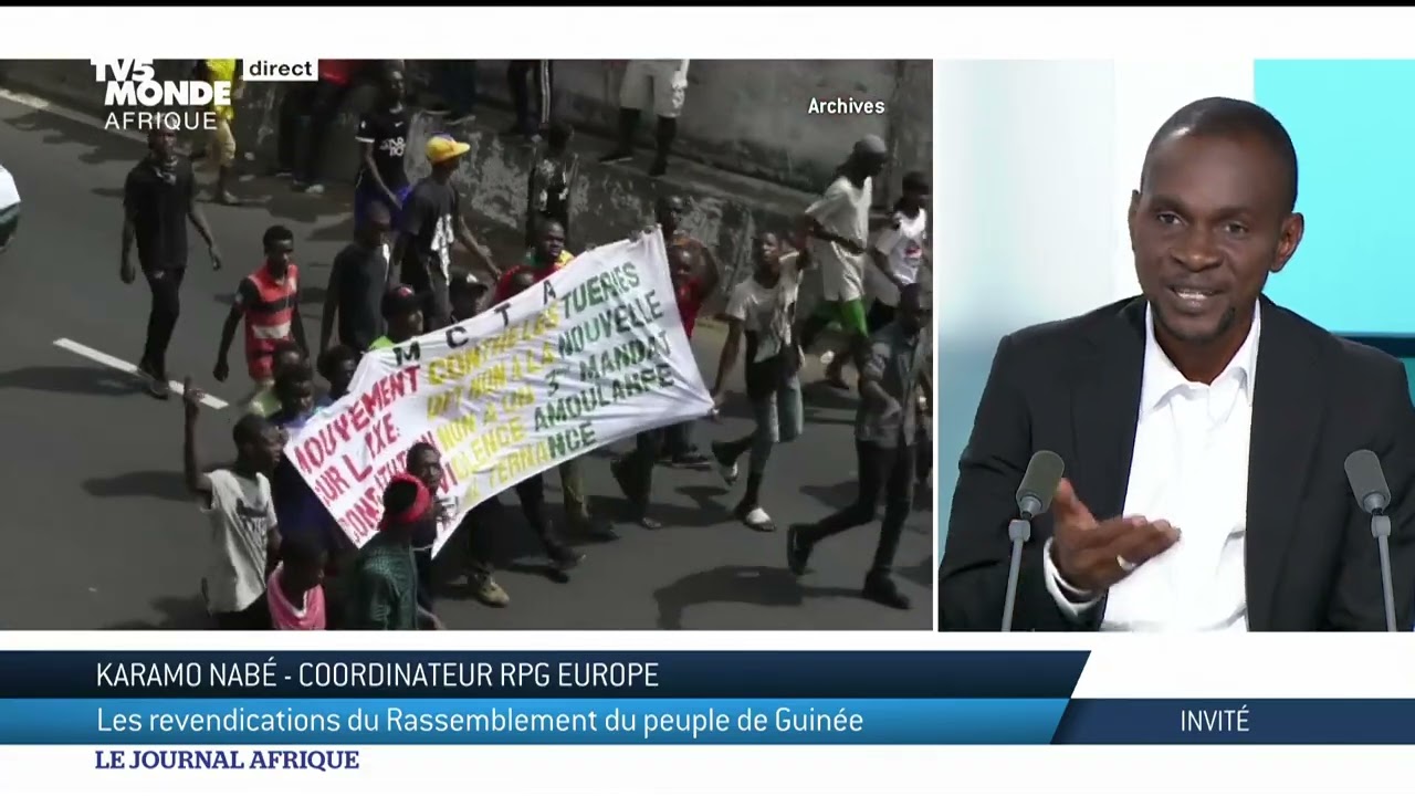 Guinée : les revendications du parti RPG