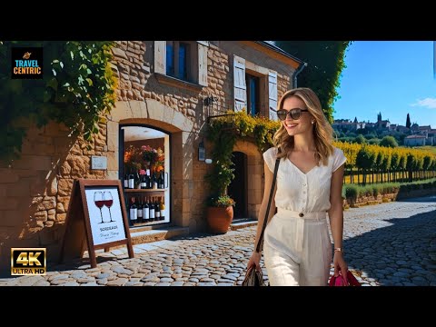 Sehr charmantes ECHTES JUWELDORF von Saint-Émilion🇫🇷 Frankreich-Rundgang 4K