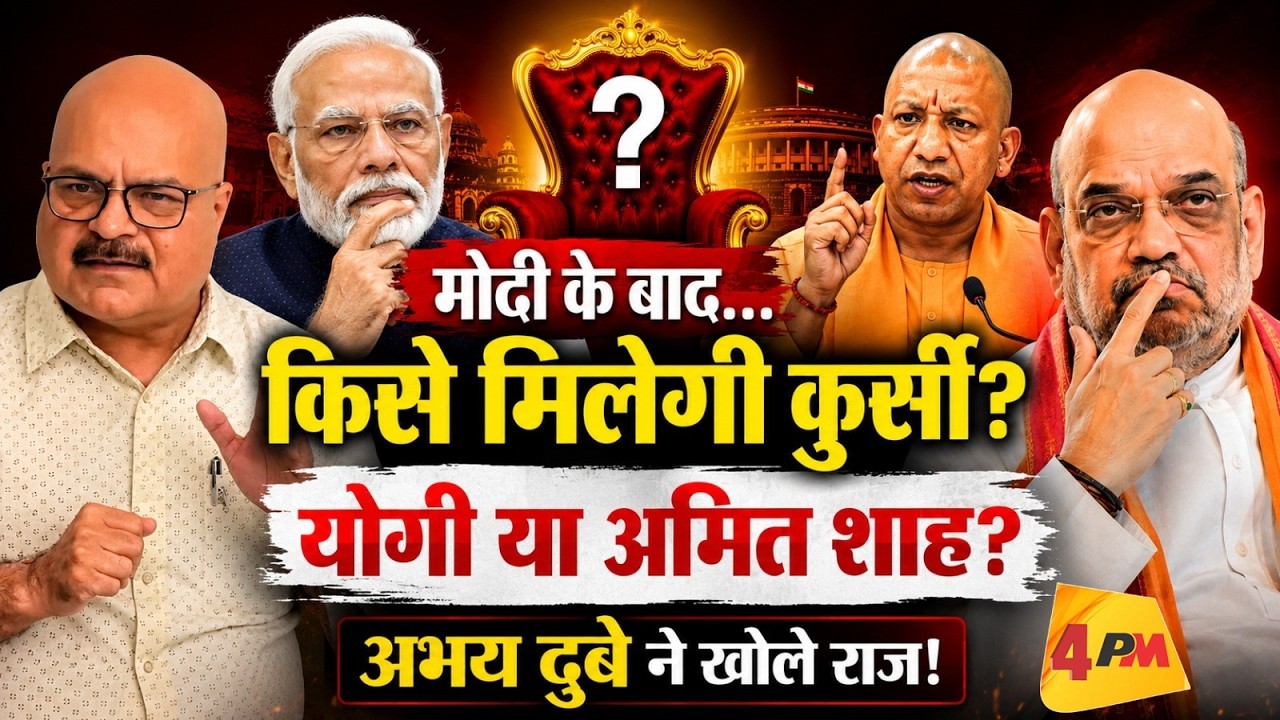 मोदी के बाद BJP की कुर्सी पर कौन? योगी, अमित शाह और अंदरूनी समीकरणों पर अभय दुबे का बड़ा विश्लेषण!